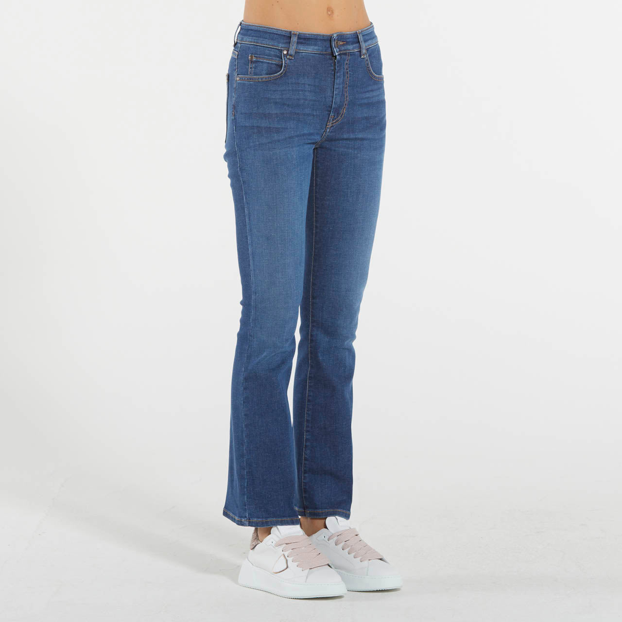 Max Mara jeans cropped in denim comfort