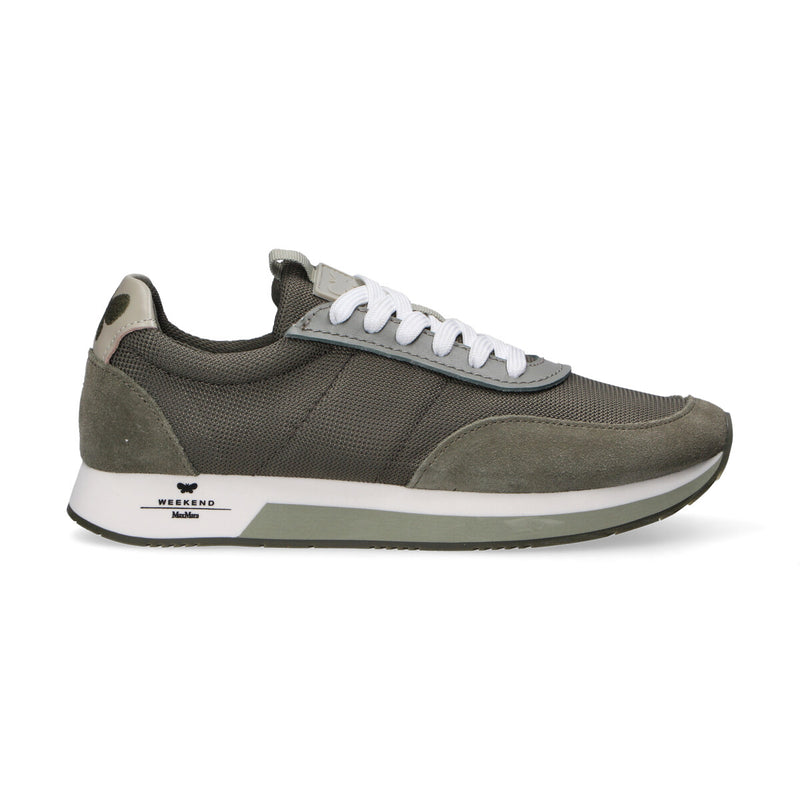 Max Mara Weekend sneaker nylon color block verde