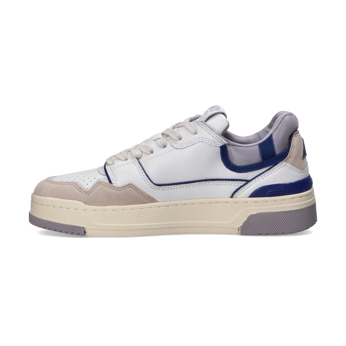 Autry Sneaker CLC Low in pelle bianca e azzurra