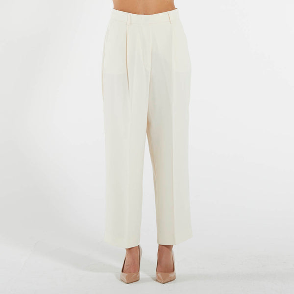 Max Mara pantalone in cady ecru