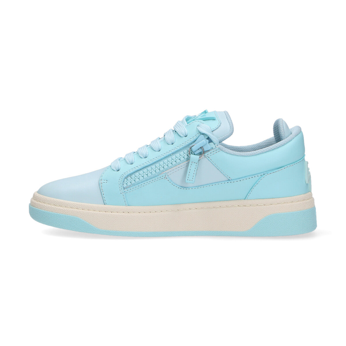 Giuseppe Zanotti sneaker Low Top pelle azzurra