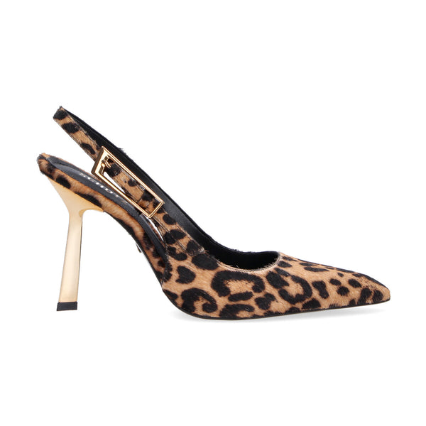 Schutz chanel in cavallino animalier