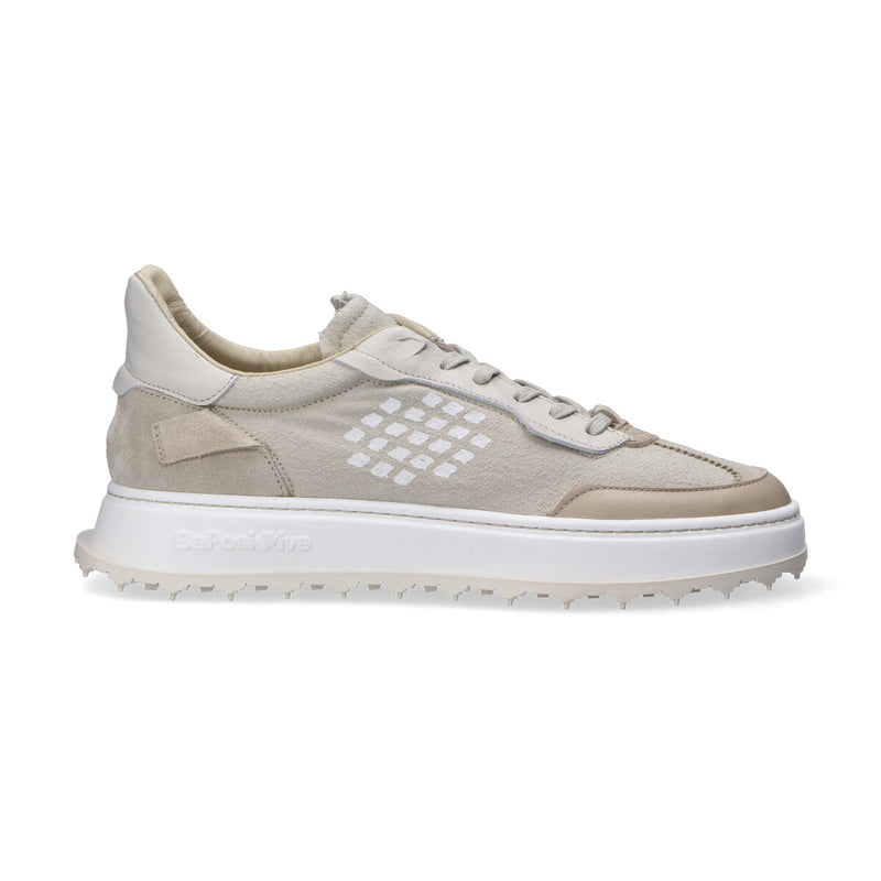 BePositive sneaker Cuprace tessuto beige