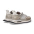 BePositive sneaker Race tessuto beige