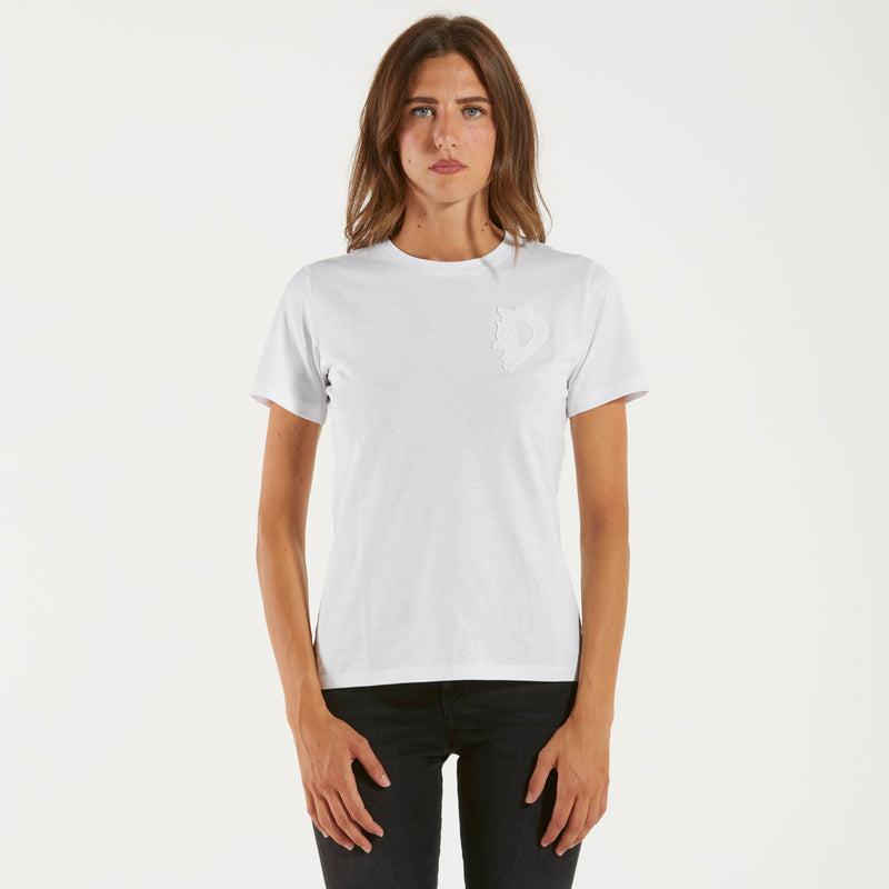 Dondup t-shirt bianca girocollo