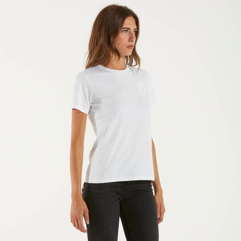 Dondup t-shirt bianca girocollo