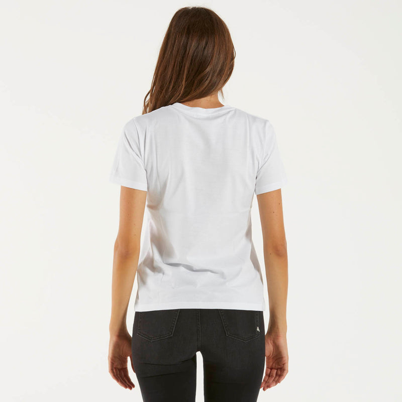 Dondup t-shirt bianca girocollo