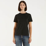 Dondup t-shirt nera girocollo