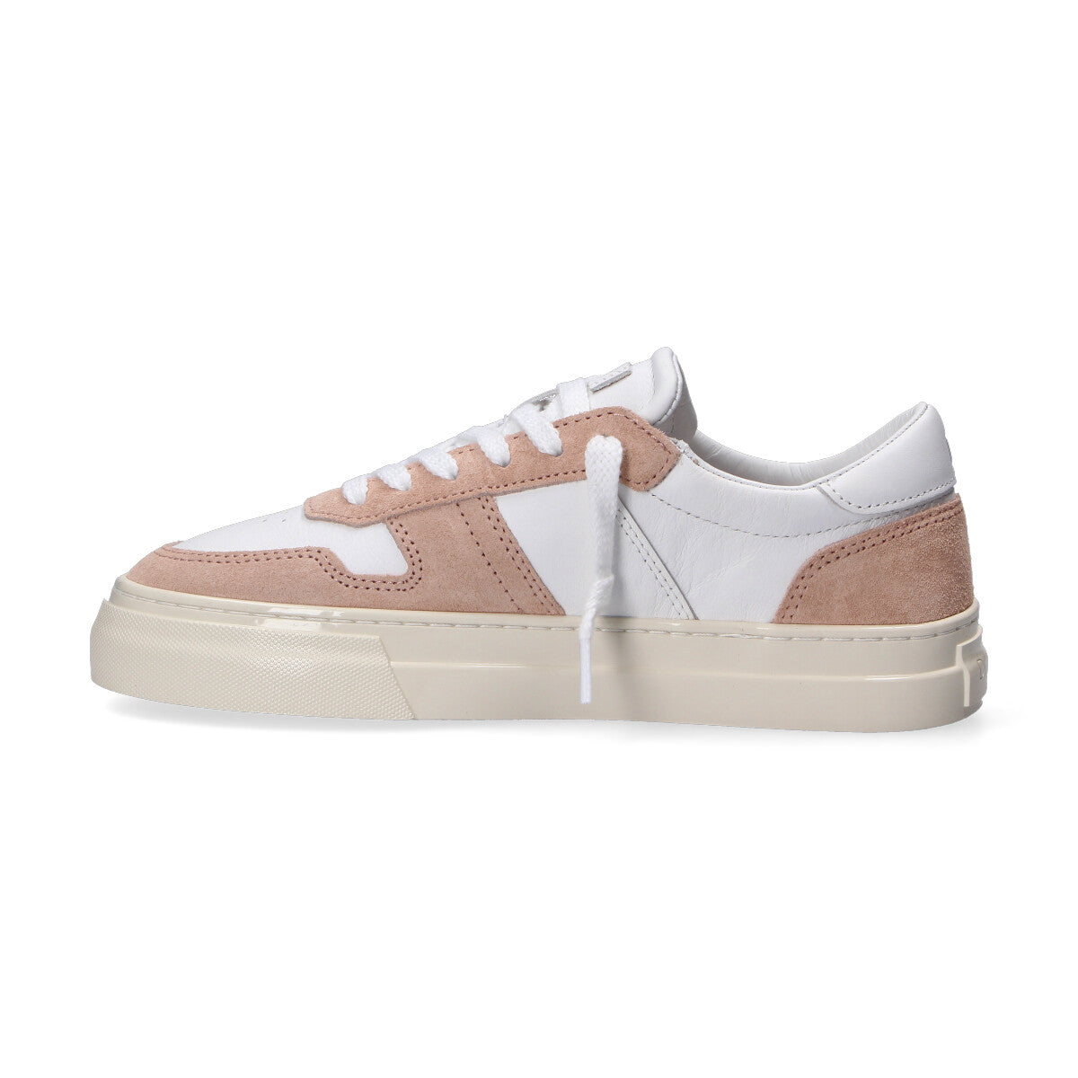 D.A.T.E. sneaker studio bianco rosa