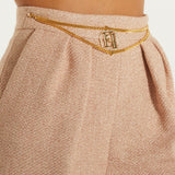 Elisabetta Franchi short rosa pesca