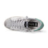 4B12 sneaker Suprime pelle bianca cracked tiffany