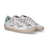 4B12 sneaker Suprime pelle bianca cracked tiffany