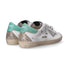 4B12 sneaker Suprime pelle bianca cracked tiffany