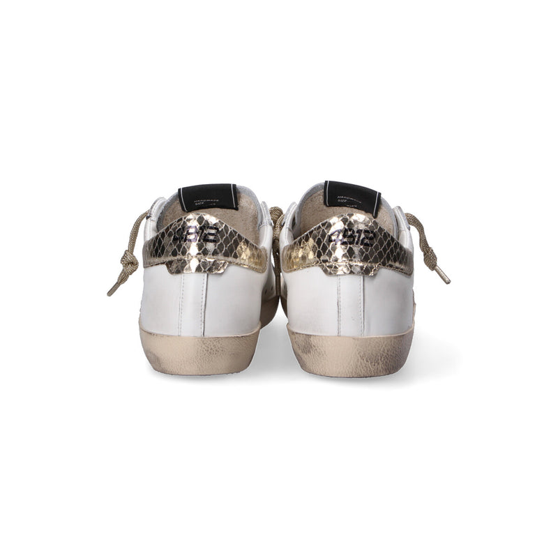 4B12 sneaker suprime bianca oro