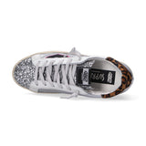 4B12 sneaker suprime glitter argento