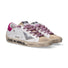 4B12 sneaker Suprime pelle fucsia strass