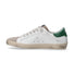 4B12 sneaker Suprime pelle verde corallo