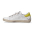 4B12 sneaker Suprime pelle bianco gialla