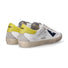 4B12 sneaker Suprime pelle bianco gialla