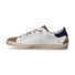 4B12 sneaker Suprime pelle blu beige