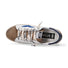 4B12 sneaker Suprime pelle blu beige