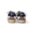 4B12 sneaker Suprime pelle blu beige