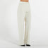 Max Mara pantalone wide leg in velluto panna