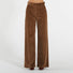 Max Mara pantalone wide leg in velluto nocciola