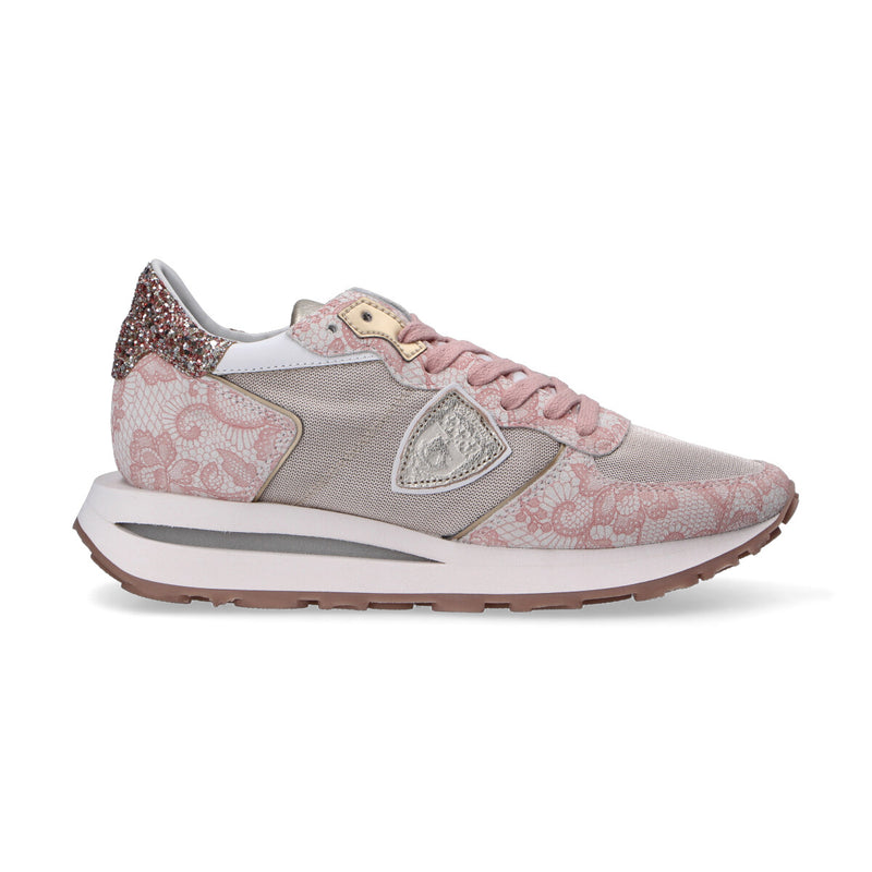 Philippe Model sneaker Tropez Haute decorata rosa