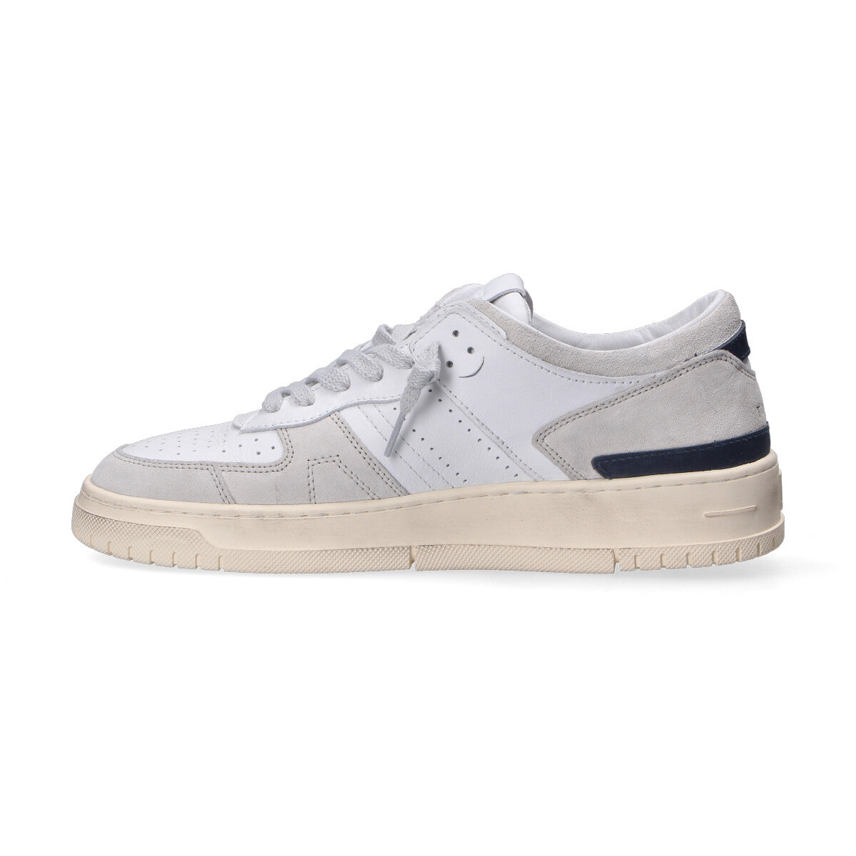 D.A.T.E. sneaker torneo vintage bianco blu