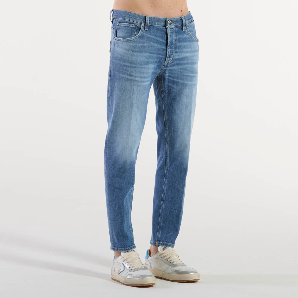 Dondup jeans brighton denim chiaro slavato