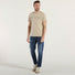 Dondup t-shirt logata in cotone beige