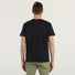 Dondup t-shirt logata in cotone blu