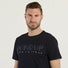 Dondup t-shirt logata in cotone blu