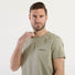 Dondup t-shirt logo in cotone verde