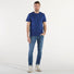 Dondup t-shirt logo in cotone bluette