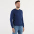 Dondup maglione girocollo tessuto bluette