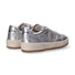 Philippe Model sneaker Nice pelle argentata