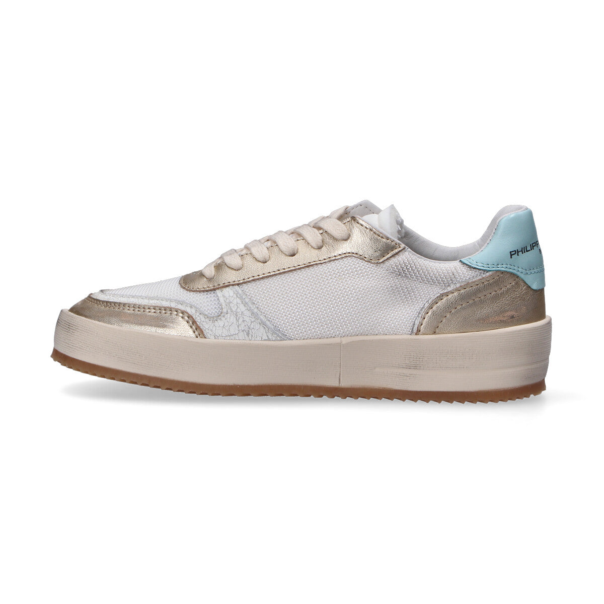 Philippe Model sneaker Nice azzurra oro