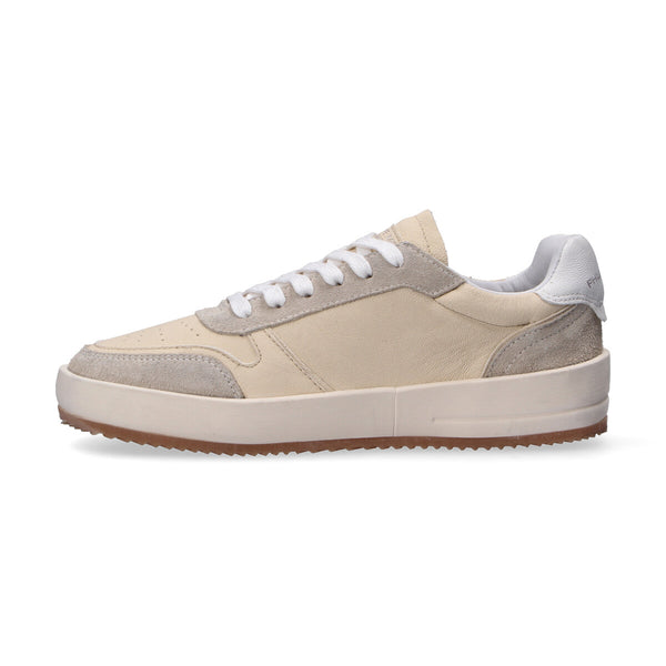 Philippe Model sneaker Nice pelle bianco beige