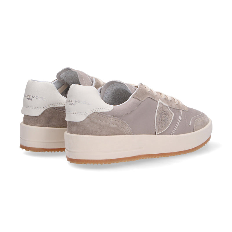 Philippe model sneaker nice pelle bianco grigio