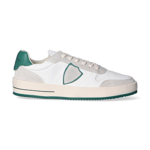 Philippe model sneaker nice pelle bianco verde