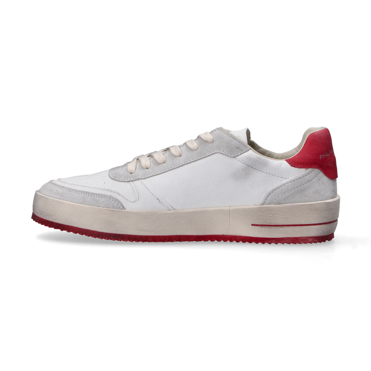 Philippe Model sneaker Nice bianca rossa