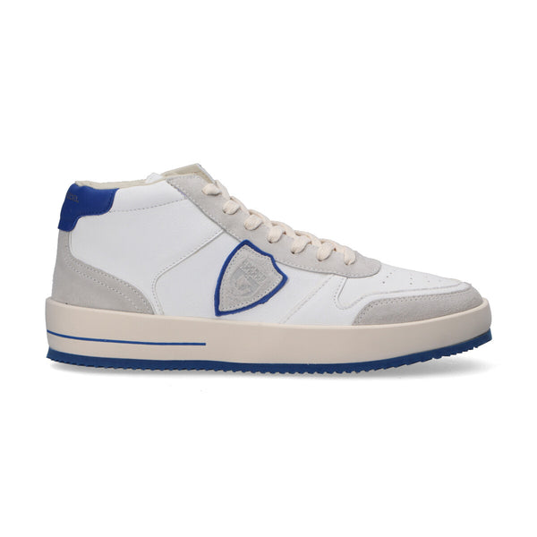 Philippe model sneaker nice mid bianco e azzurro