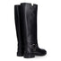 Va Roma 15 stivale biker v argento pelle nera