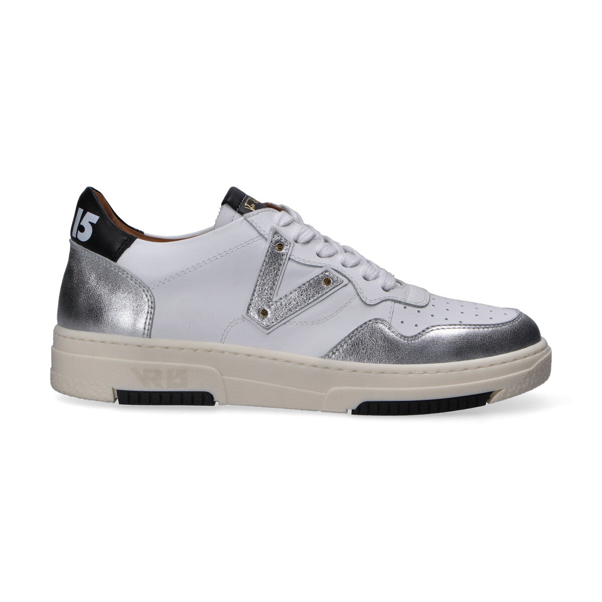 Via Roma 15 sneaker Saint Barth bianco argento