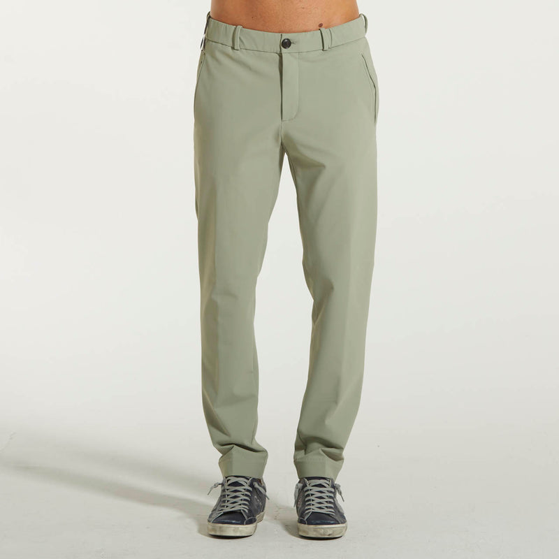 RRD pantalone chino in tessuto tecnico verde