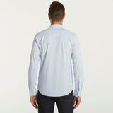 RRD camicia oxford jaquard micro pois azzurra