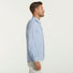 RRD camicia oxford jaquard a righe azzurra