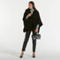 Dondup cappotto a poncho nero